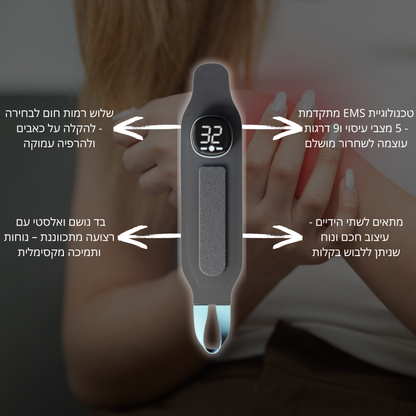 ™ELOURA HandEase - מכשיר עיסוי חכם לידיים